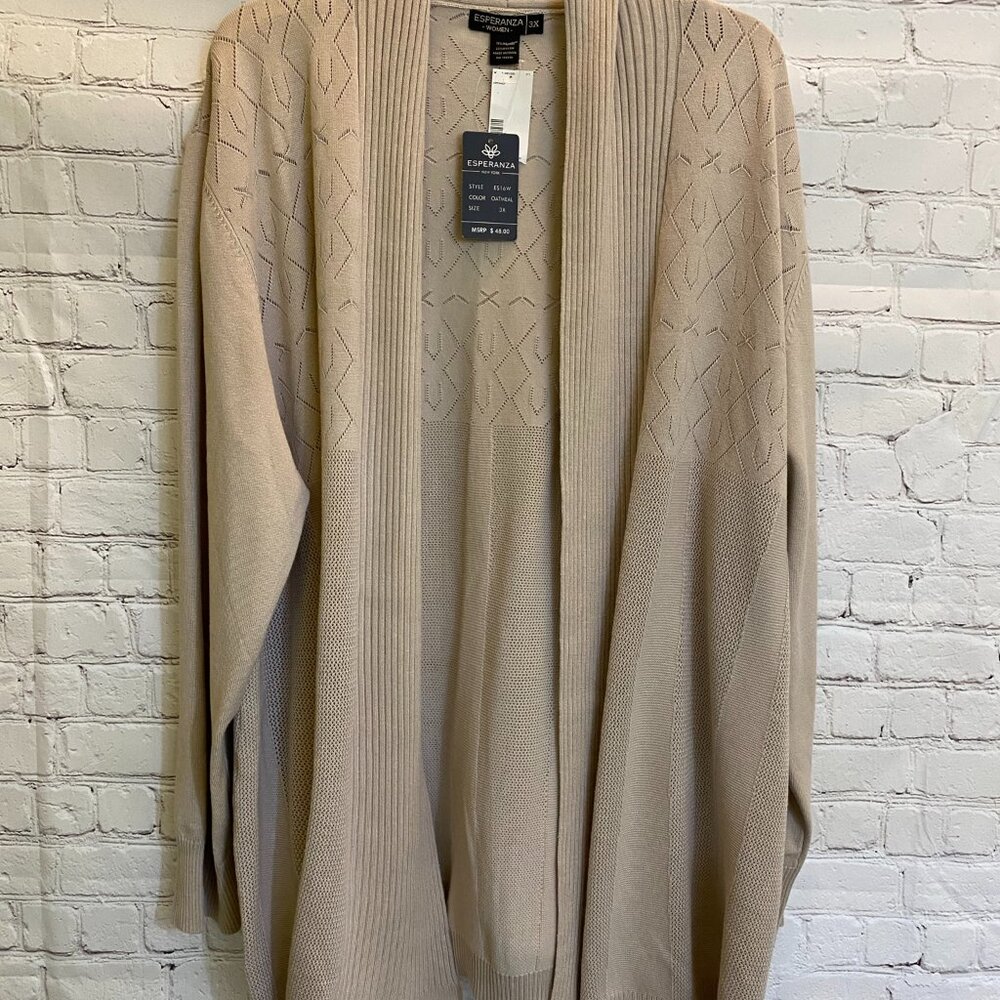 Open Cardigan - 3X